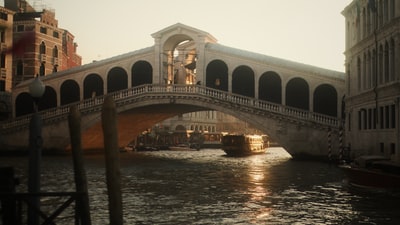 Bai Tianhe brown on concrete bridge
